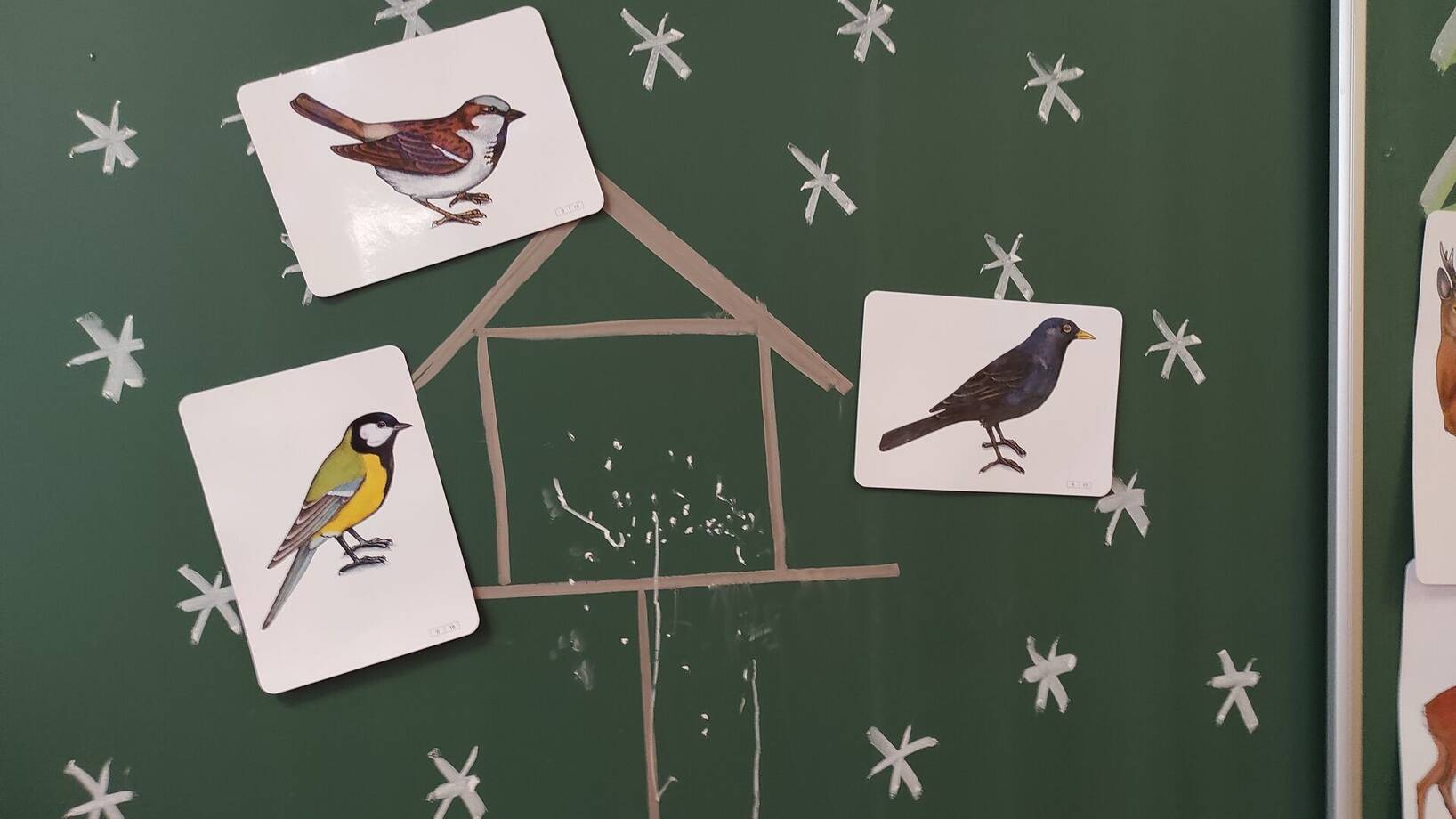 Smyslová výchova - zvířata v lese v zimním období I.