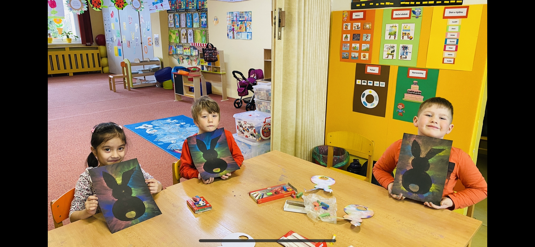 Malování křídami