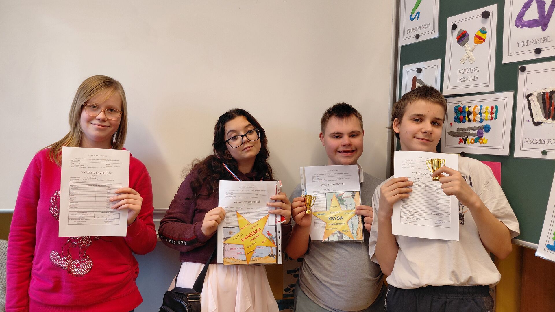 Pololetní vysvědčení za námi