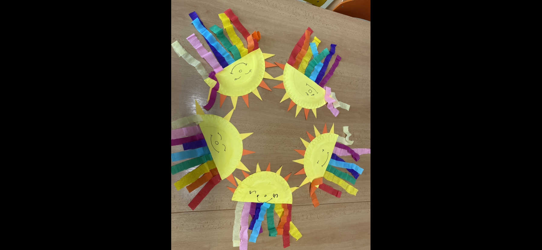 Výroba duhového sluníčka