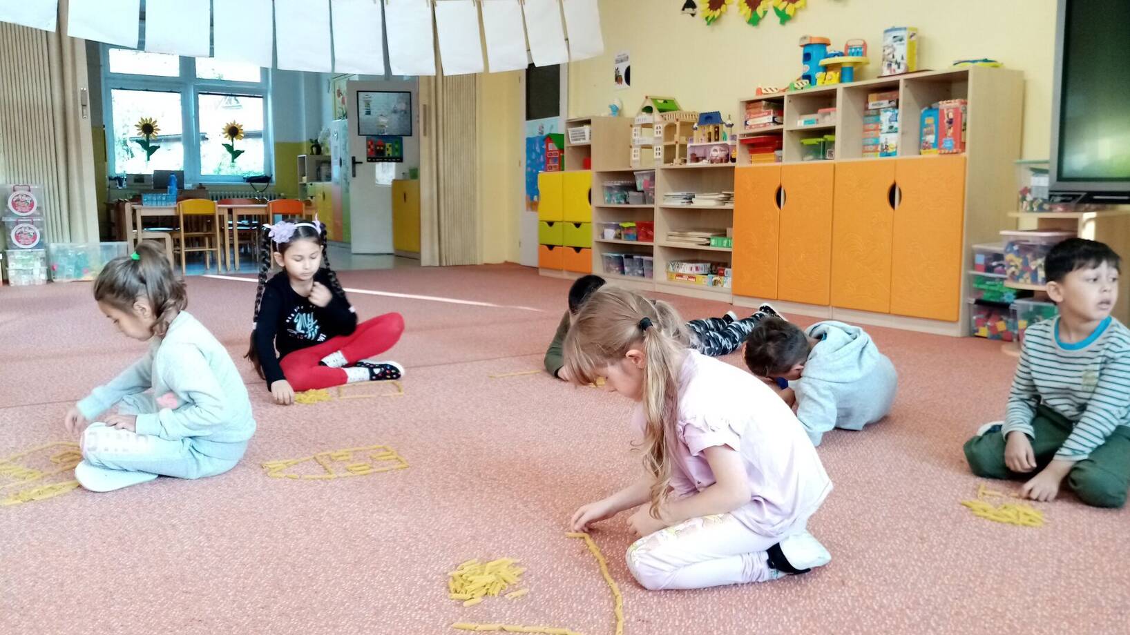 Domečky z těstovin