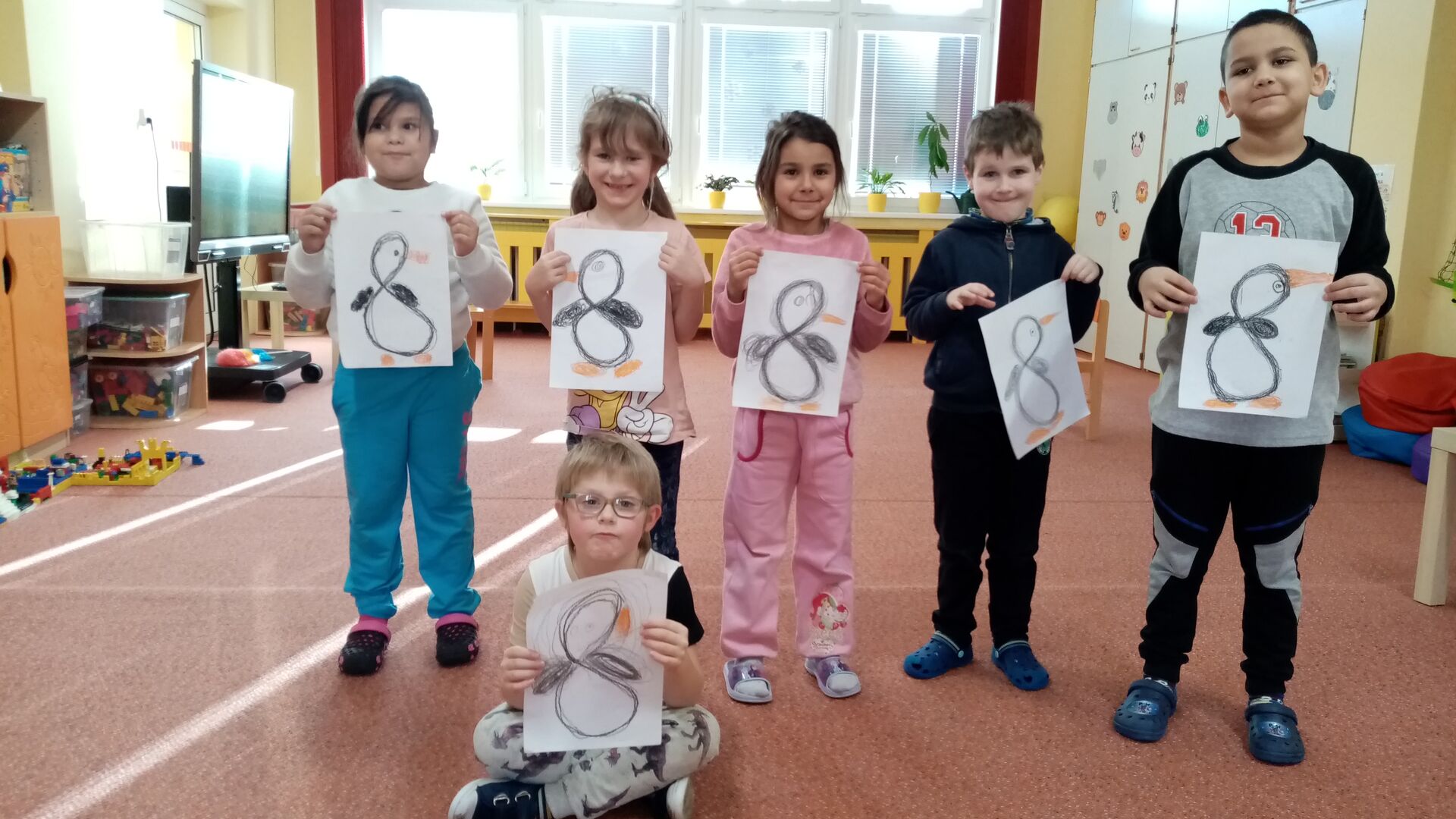 Zvířata a ptáci v zimě